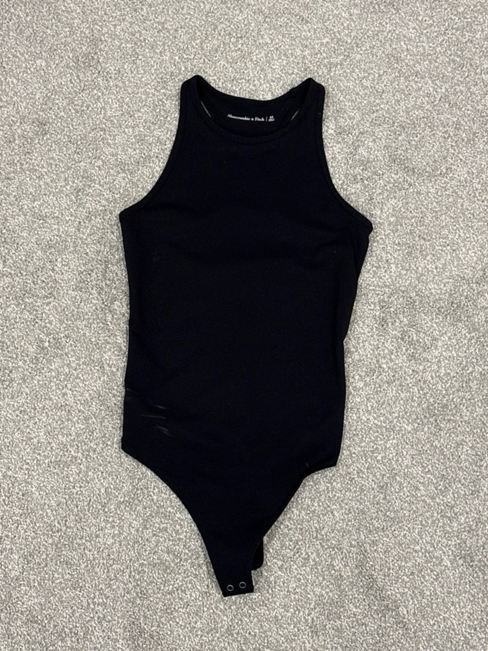 A&F black racerback bodysuit